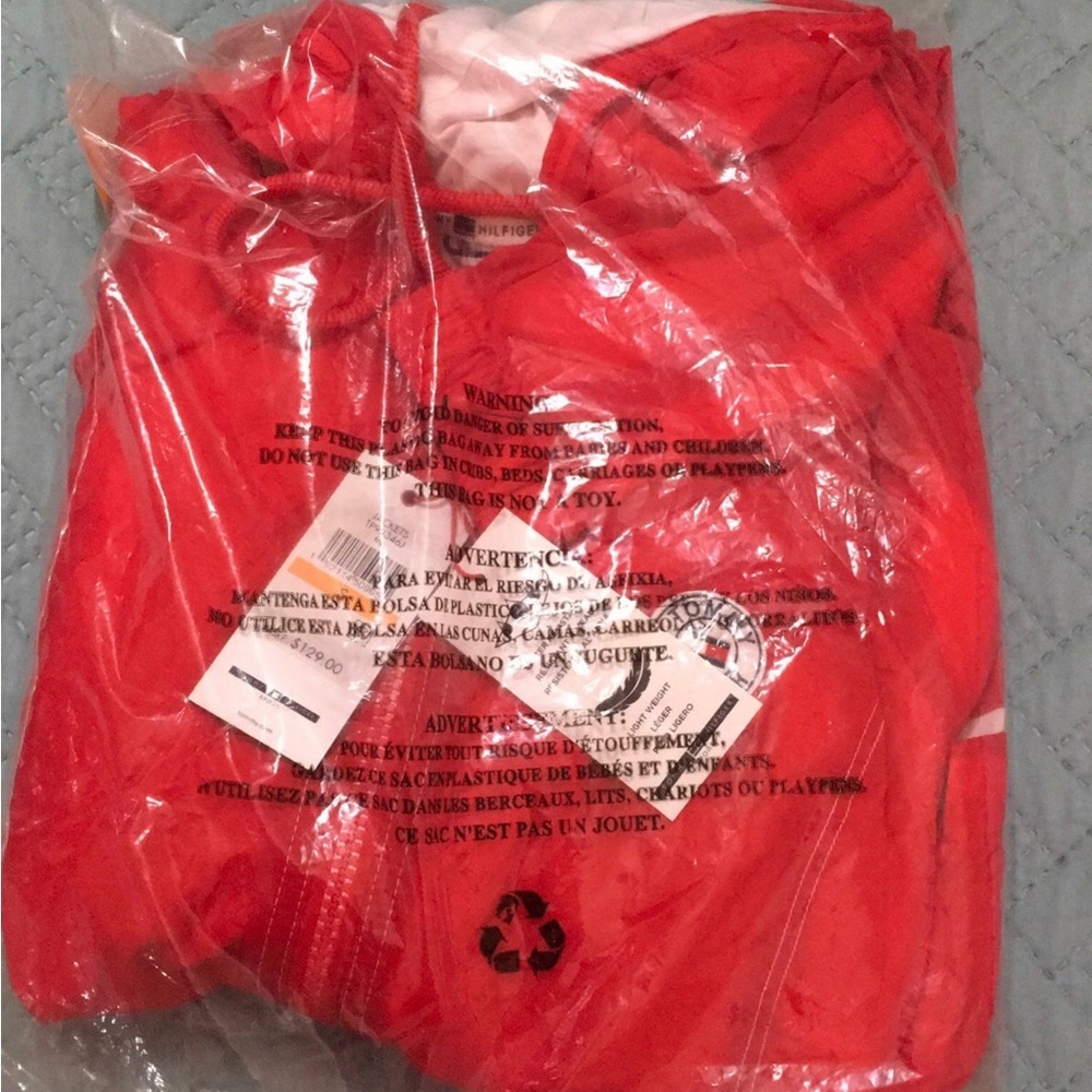 Tommy Hilfiger red casual jacket